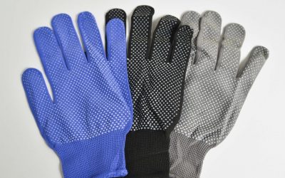перчатки микроточка,перчатки синтетика,перчатки корея,перчатки тонкие рабочие,перчатки с ПВХ,рабочие перчатки ecoluffa